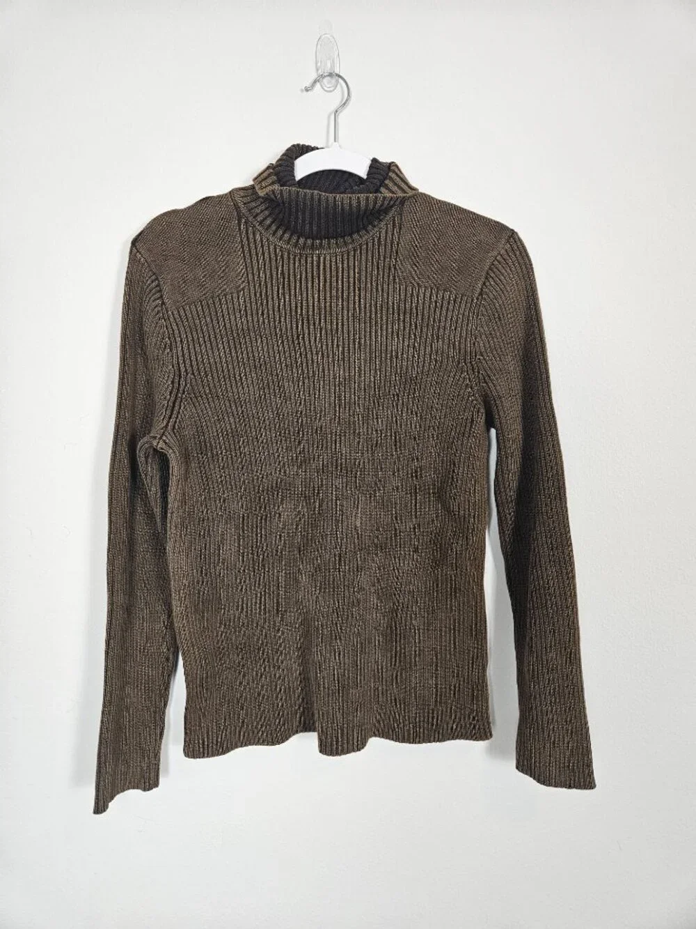 Men's Vintage Express Precision Fit Y2K Grunge Ribbed Sweater